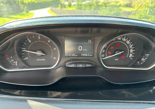 Peugeot 208 cena 23200 przebieg: 211734, rok produkcji 2015 z Ryki małe 631